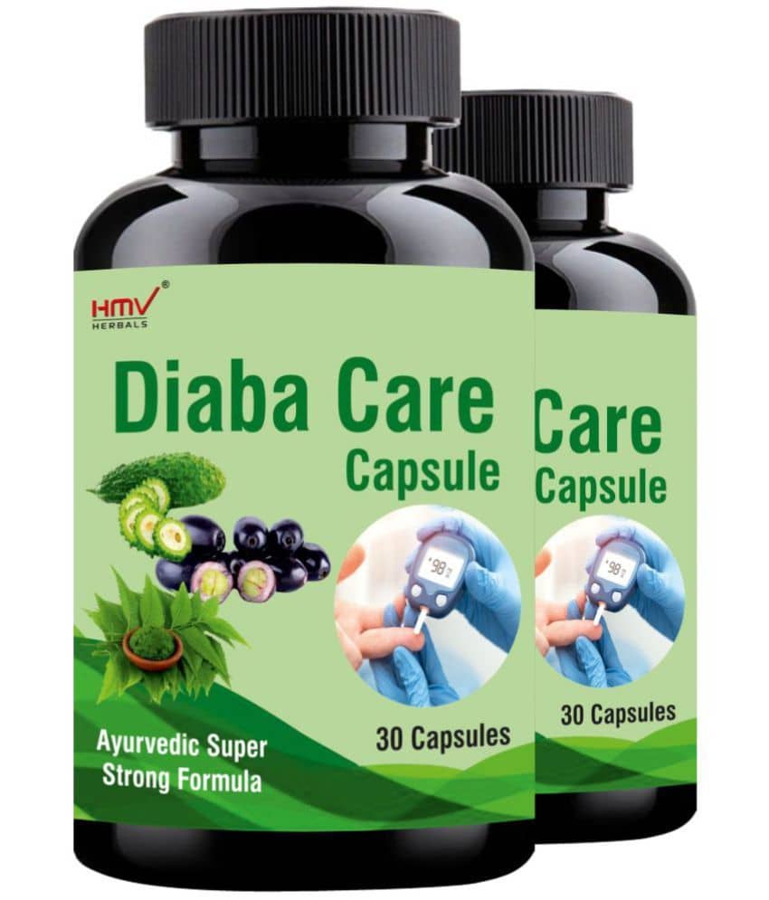 Hmv Herbals Diaba Care- Herbal Sugar Control Capsule 60 No.S Pack of 2
