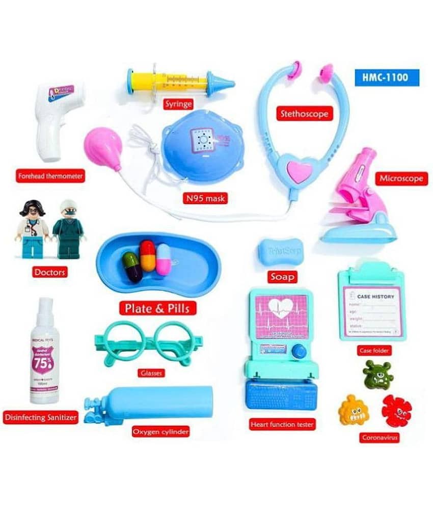 DOCTOR SET -Doctor Play & play Set for Kids - Pretend Kit Toy for 3+ Years Kids|Boys|Girls - Toys and Games | Buy online on ZillyBuy