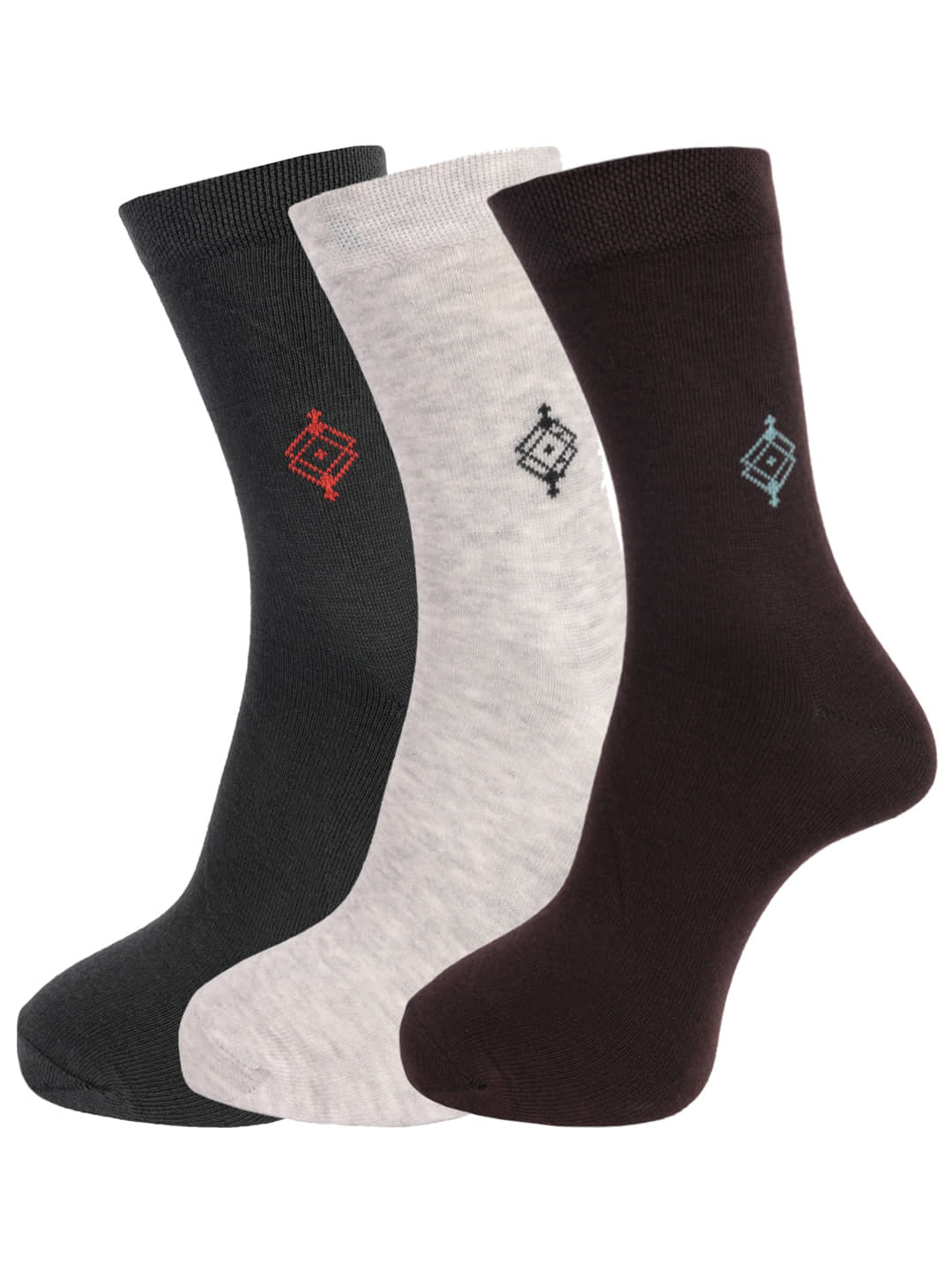 Dollar Socks Cotton Full Length Socks Pack of 3 - Socks | Buy online on ZillyBuy