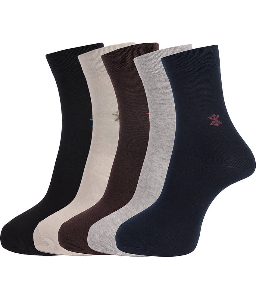 Dollar Socks Cotton Full Length Socks Pack of 5 - Socks | Buy online on ZillyBuy