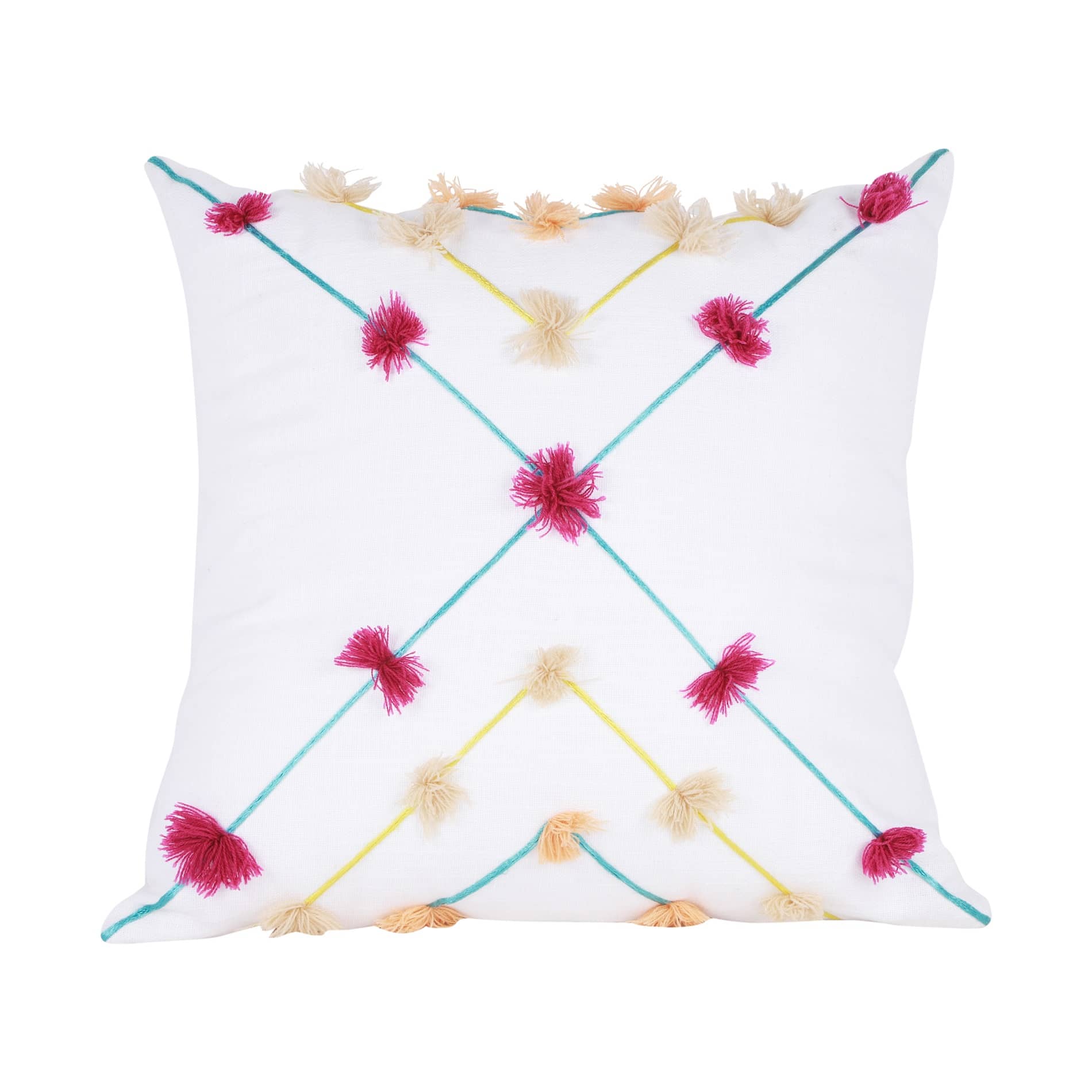 NUEVOSGHAR Single Cotton Cushion Covers 45X45 cm (18X18)