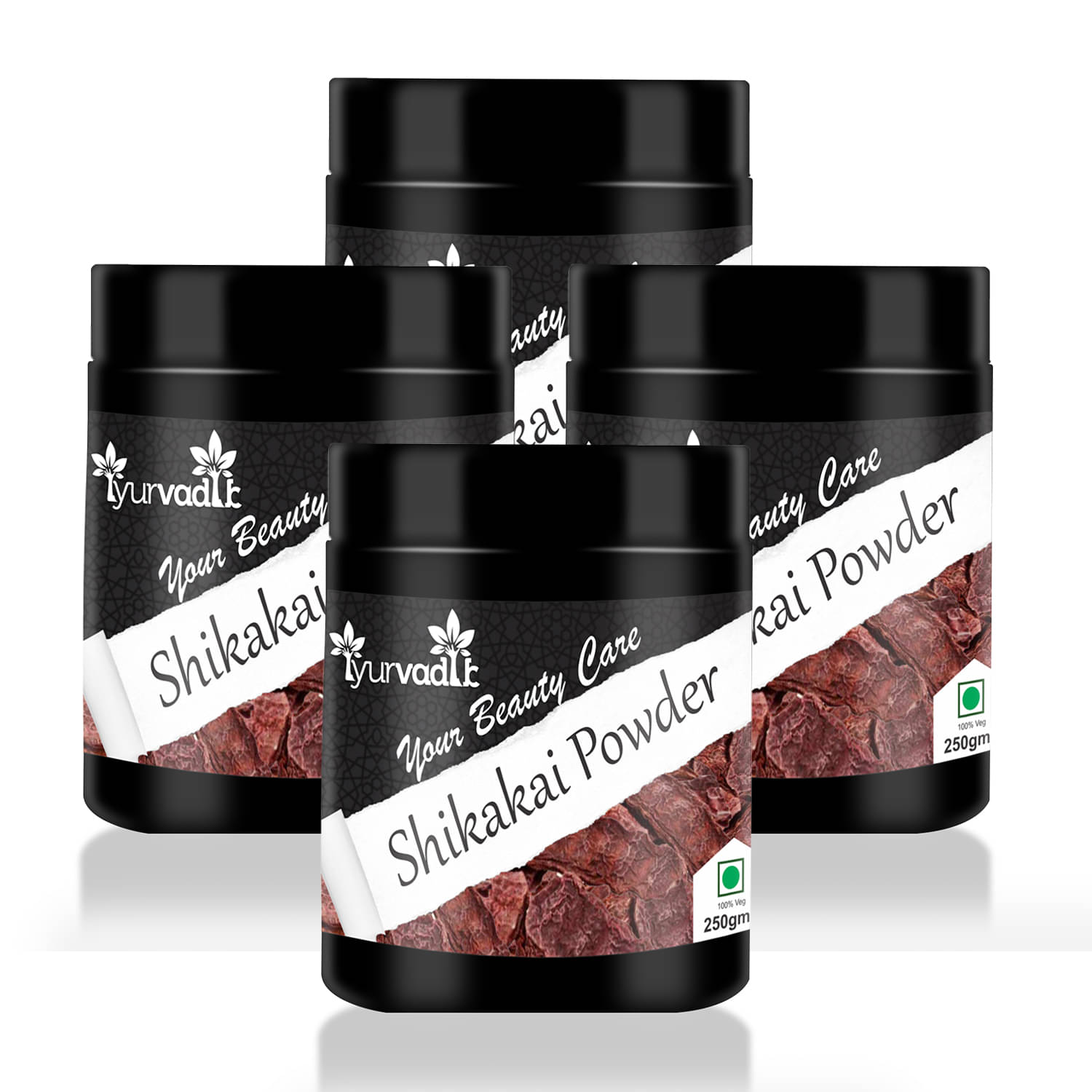 iYURVADIK 100% Pure Organic Shikakai Hair Scalp Treatment 1000 g Pack of 4 iYURVADIK 100% Pure Organic Shikakai Hair Scalp Treatment 1000 g Pack of 4