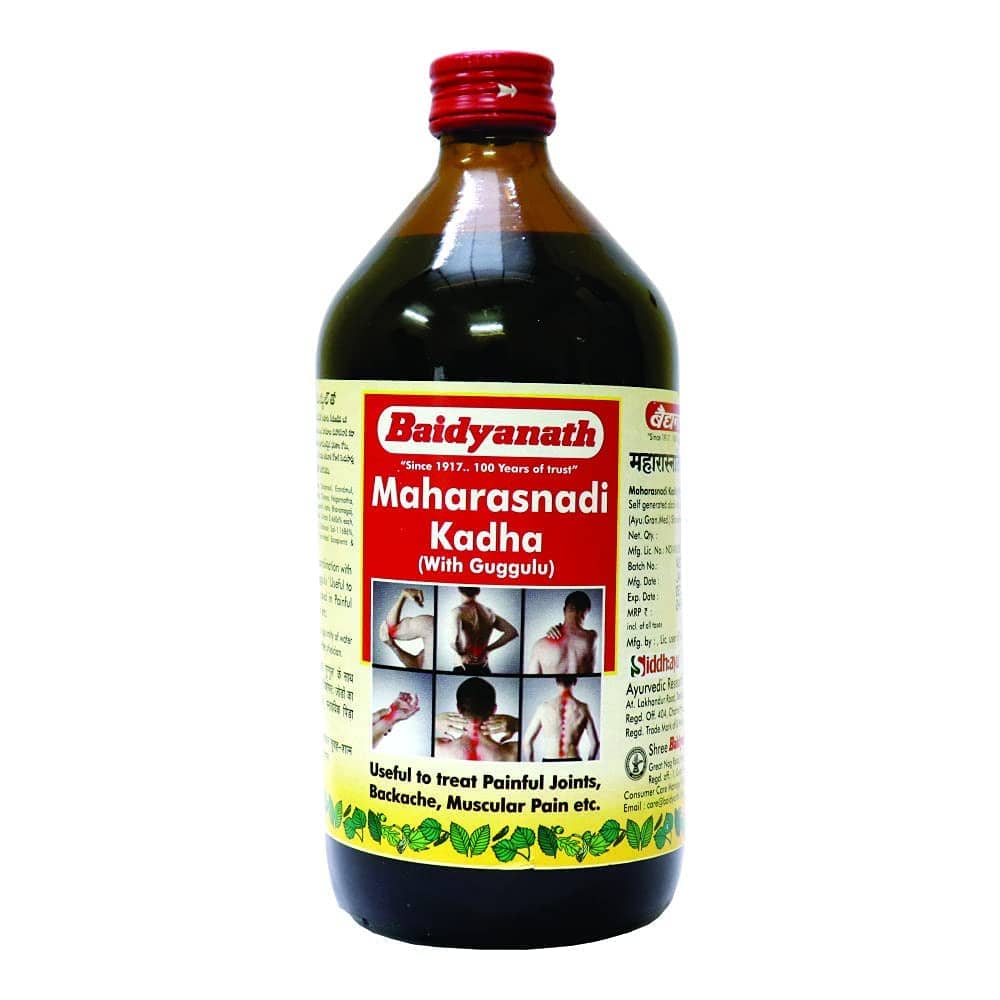 Baidyanath Maharasnadi Kadha With Guggulu Liquid 450 Ml Pack of 1