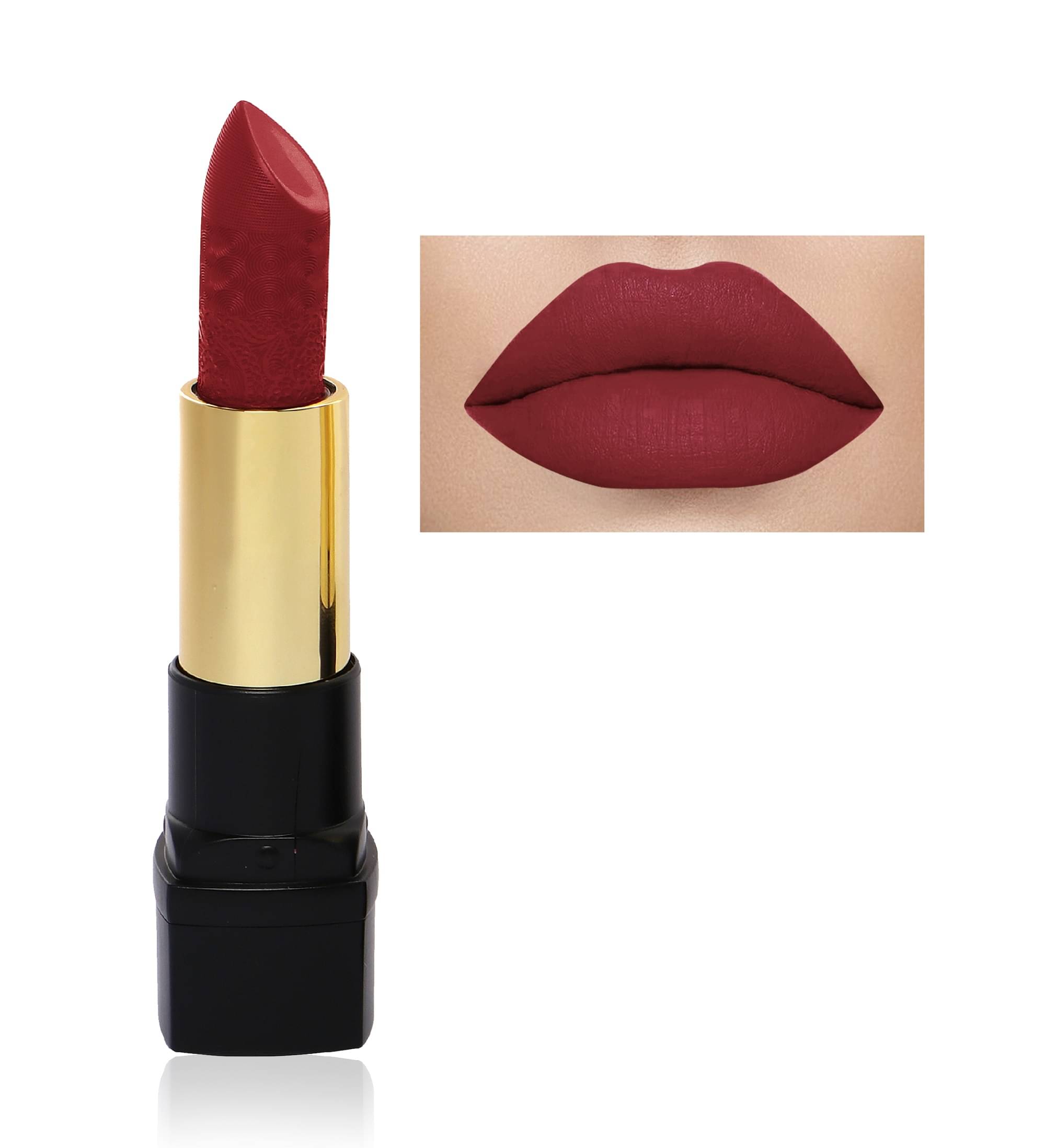     			Beauty Berry Vogue Free Matte Lipstick 3.2g, Maroon (Shade - 08)