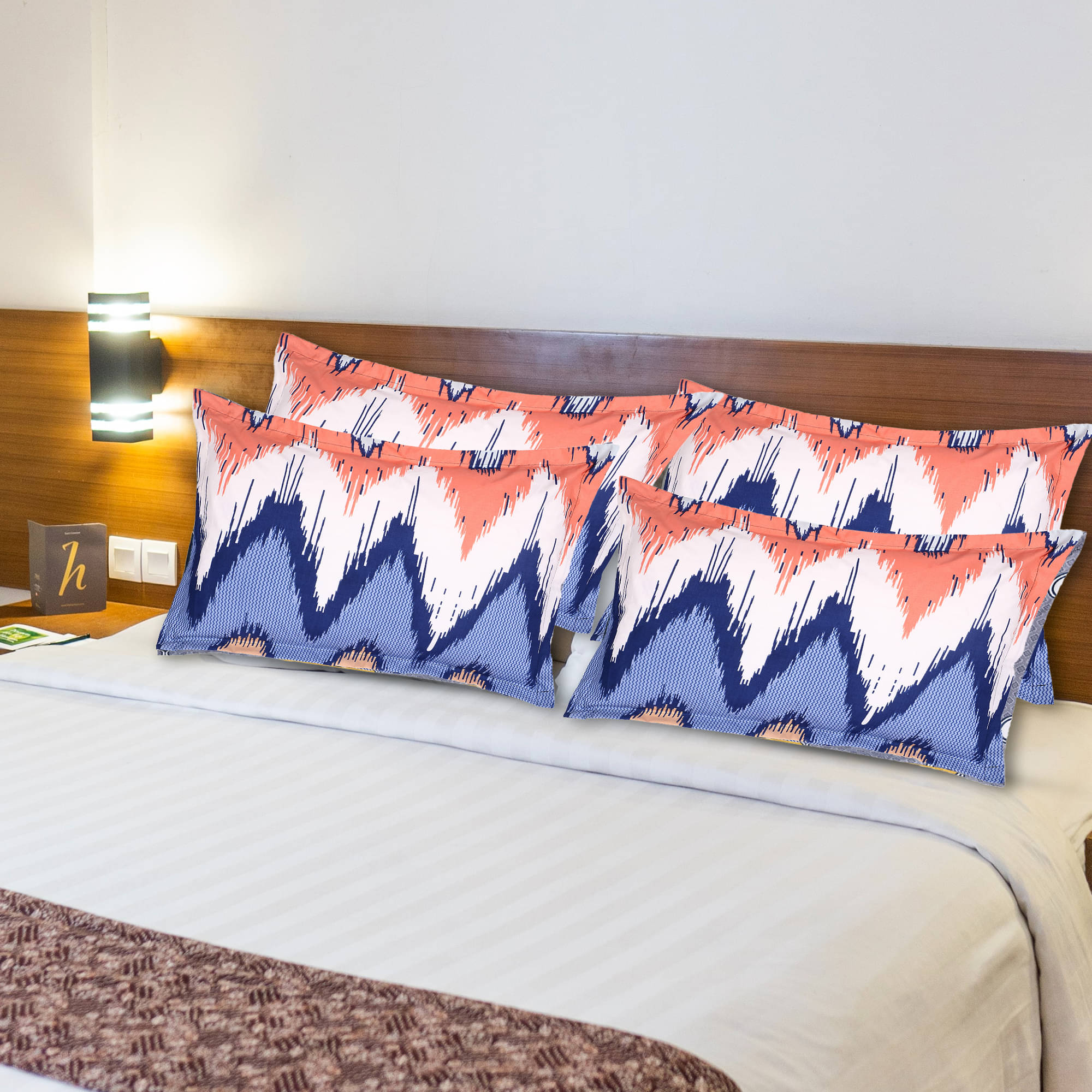     			E-Retailer Pack of 4 Multi Pillow Cover