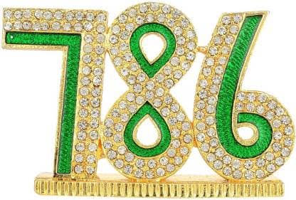 Islamic Religious Symbol 786 Allah Idol ( 5 cm )