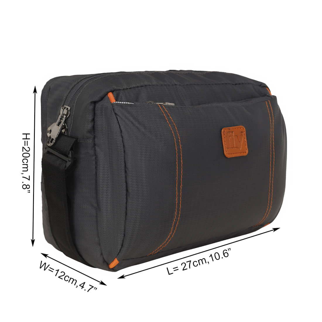 Leather Gifts Messenger Bag Grey Nylon Casual Messenger Bag - Handbags | Buy online on ZillyBuy