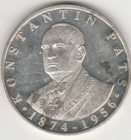 NUMISMATTECLY RARE AND COLLECTIBLE -EESTI PRESIDENT-KONSTANTIN PATS-1874-1956 SILVER PLATED MIRROR SINE LOOK MEDAL.IN EXTRA FINE CONDITION , NUMISMATTECLY RARE AND COLLECTIBLE -EESTI PRESIDENT-KONSTANTIN PATS-1874-1956 SILVER PLATED MIRROR SINE LOOK MEDAL.IN EXTRA FINE CONDITION ,