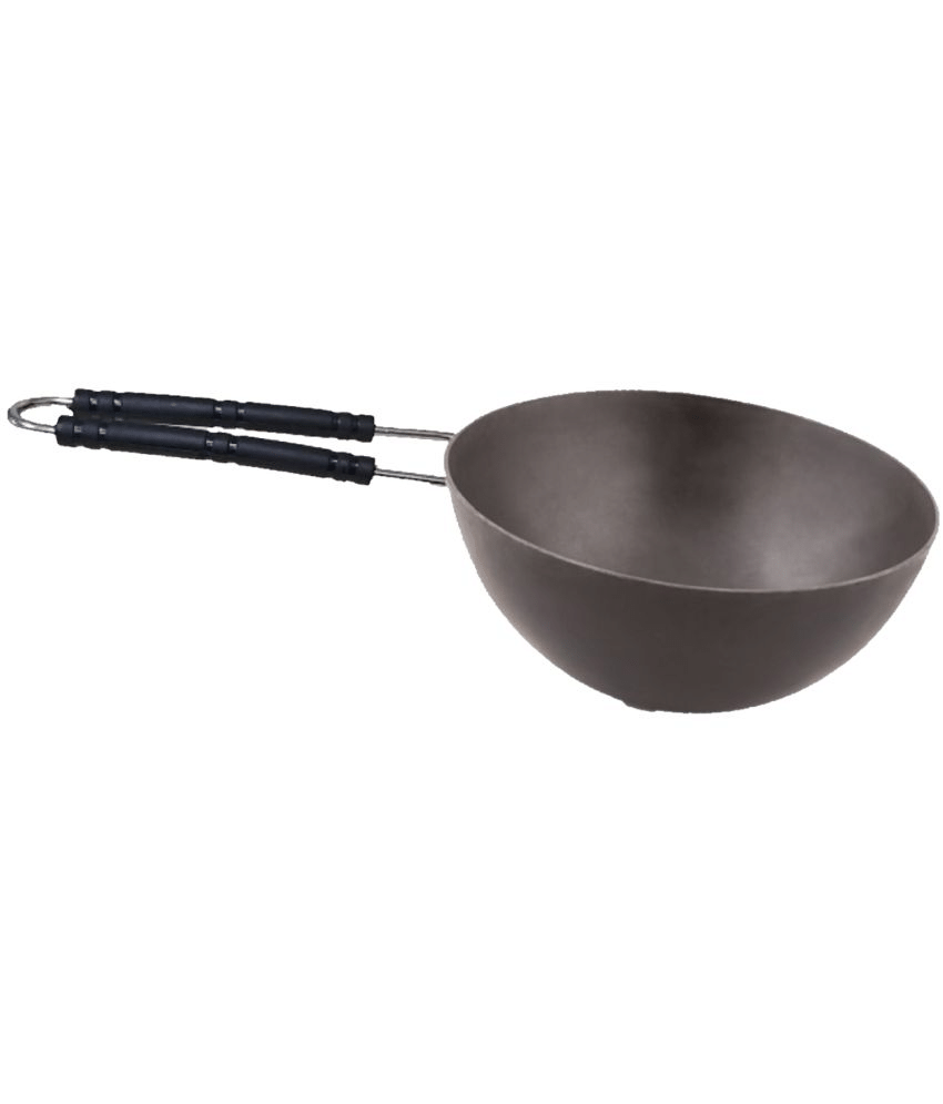 Veer SS Wire Handle Ms wok 750 mL Veer SS Wire Handle Ms wok 750 mL