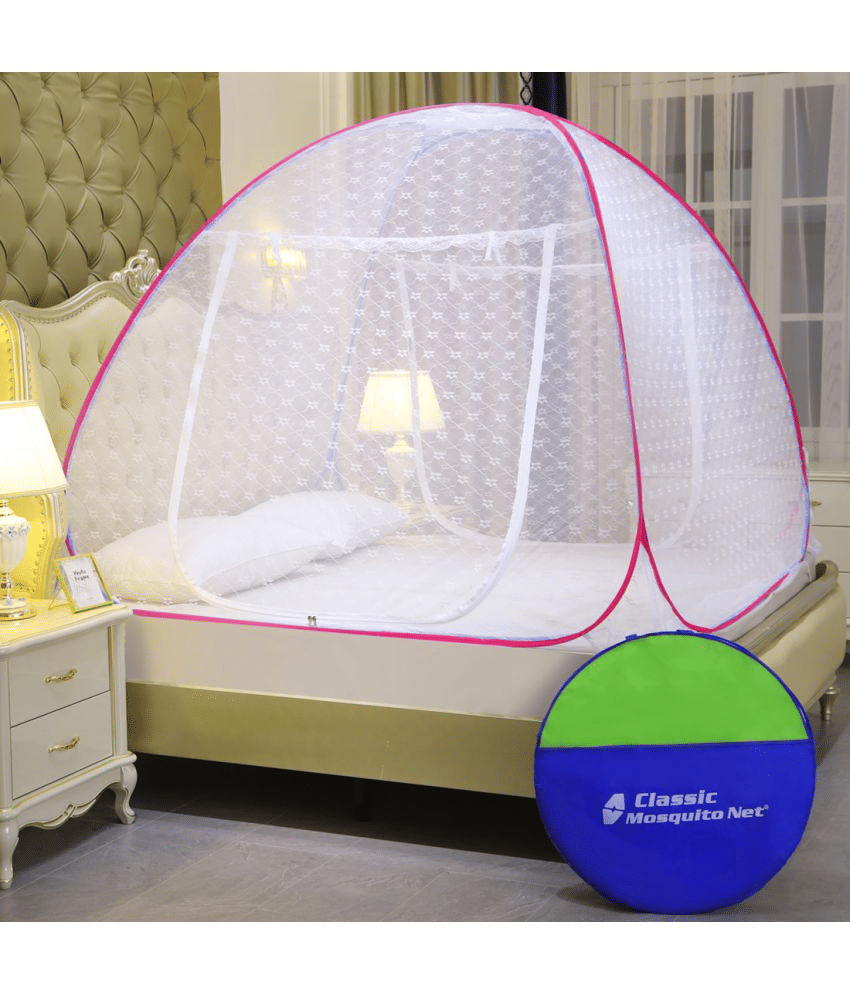     			Classic Mosquito Net, Machardani Queen Pink Mosquito Net, Machardani