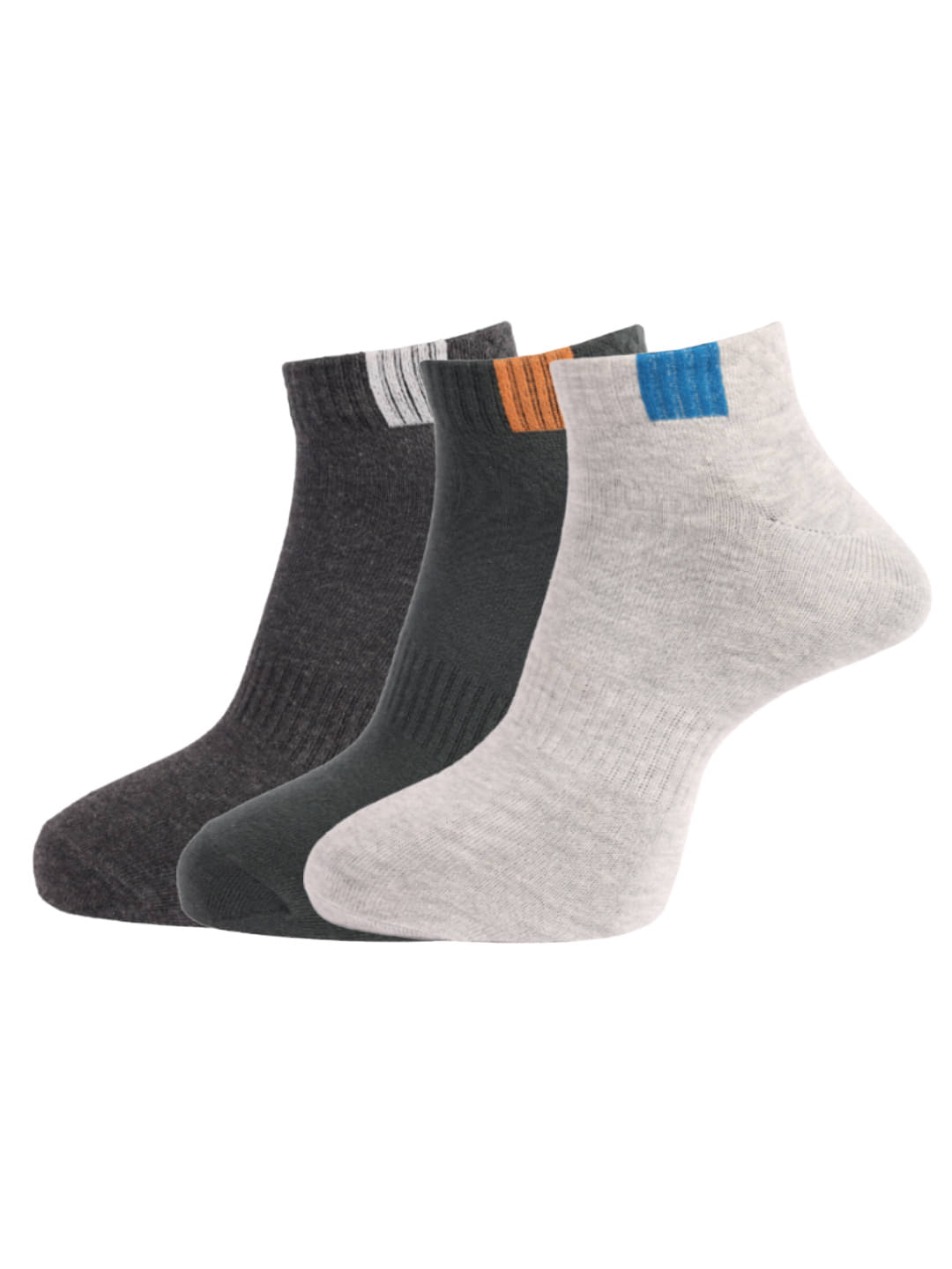     			Dollar Socks Cotton Ankle Length Socks Pack of 3