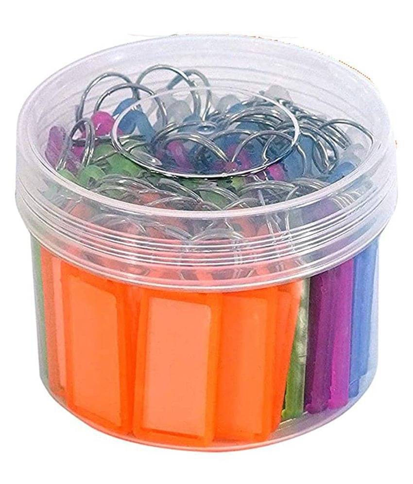     			Prachi Multicolour Plastic Keychain - Pack of 50