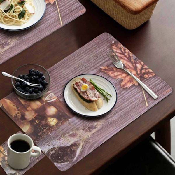     			Revexo Set of 6 PVC Table Mats
