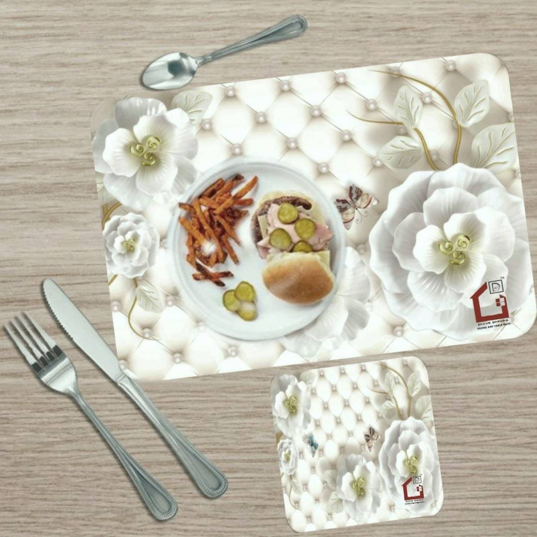     			Revexo Set of 6 PVC Table Mats