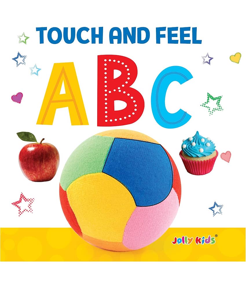 Jolly Kids Touch and Feel ABC Picture Book for Kids Ages 1-4 Years| Board Book|Alphabet Picture Book - Stationery | Buy online on ZillyBuy