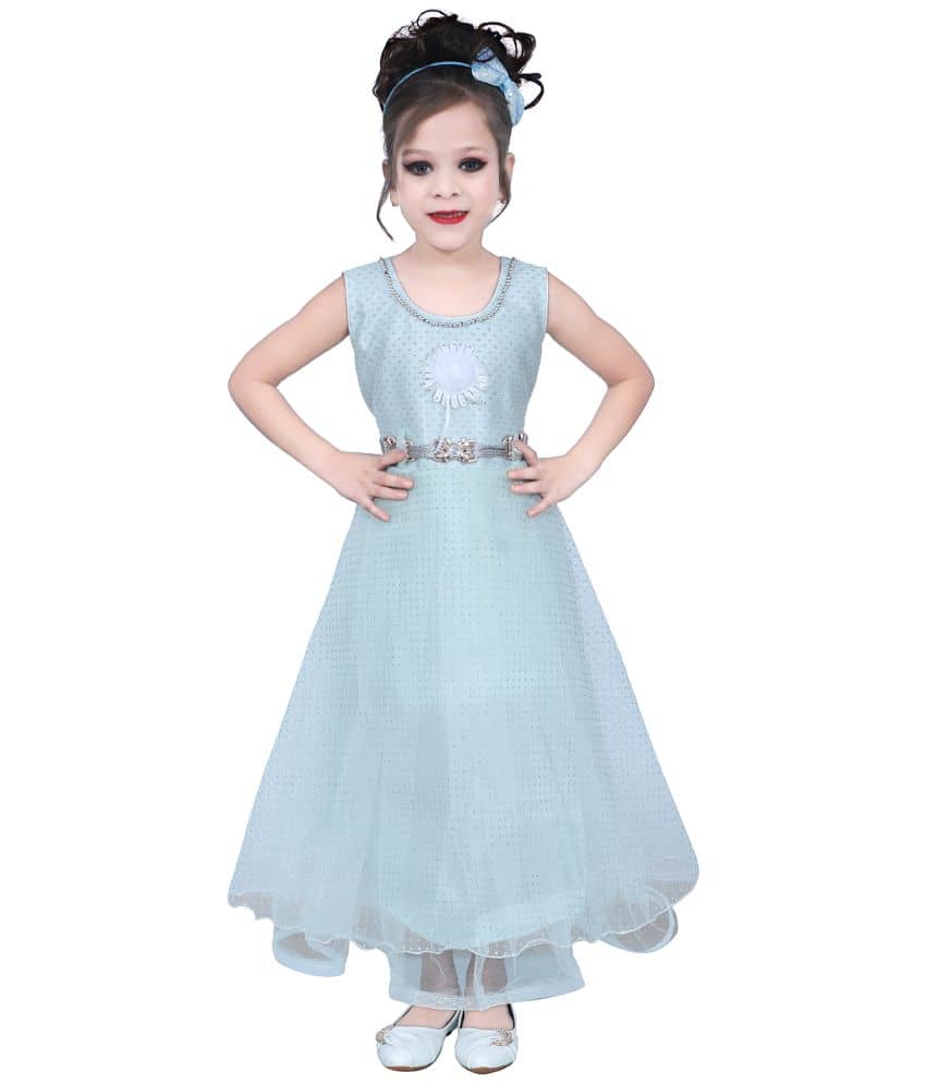 Arshia Fashions Net For Girls ( Pack of 1 , Blue )