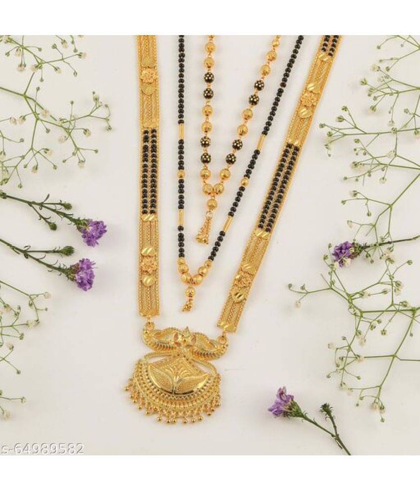 MGSV - Golden Mangalsutra Set ( Pack of 1 ) MGSV - Golden Mangalsutra Set ( Pack of 1 )