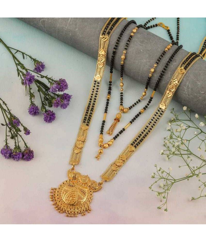 MGSV - Golden Mangalsutra Set ( Pack of 1 ) MGSV - Golden Mangalsutra Set ( Pack of 1 )