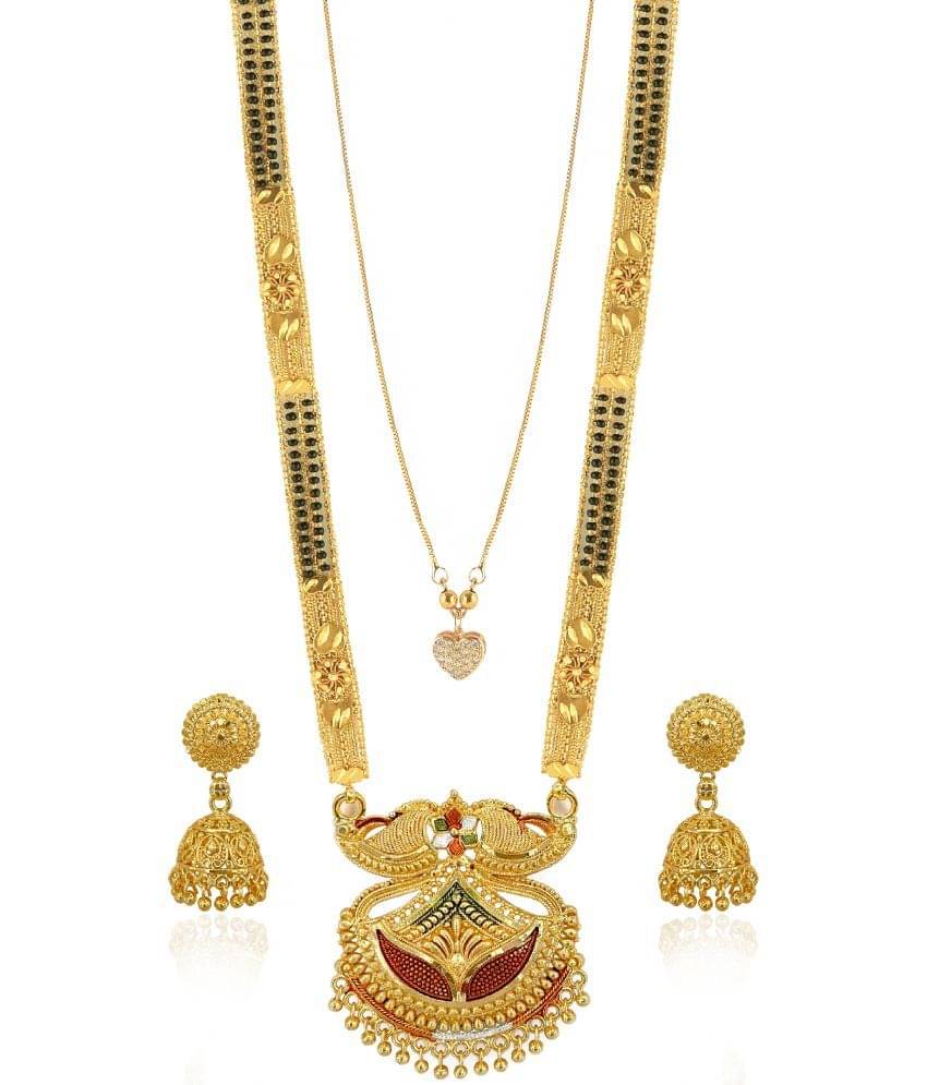 MGSV - Golden Mangalsutra Set ( Pack of 1 ) MGSV - Golden Mangalsutra Set ( Pack of 1 )