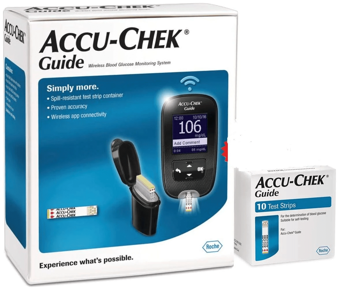     			Accuchek (Bluetooth) With 10 Test Strips