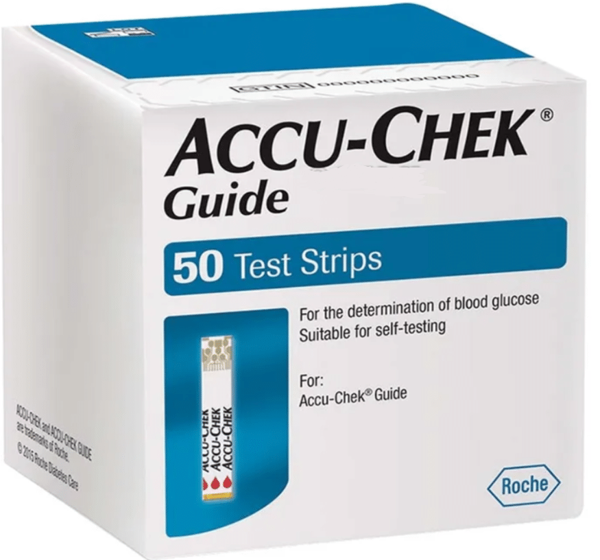     			Accu-Chek Guide Blood Glucose Test Strips - 50 Strips (Pack of 1)