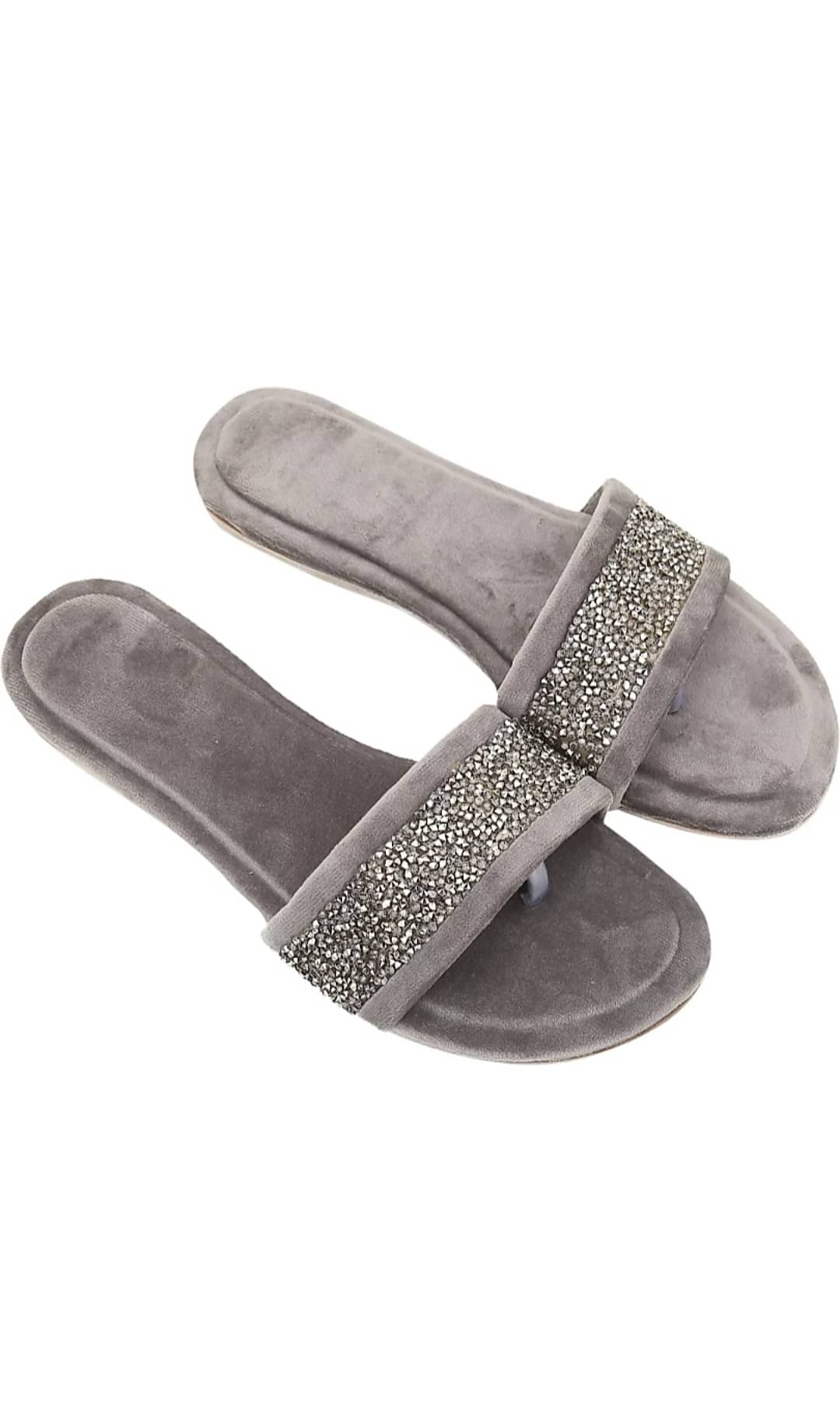     			Apratim - Grey Melange Women's Flats