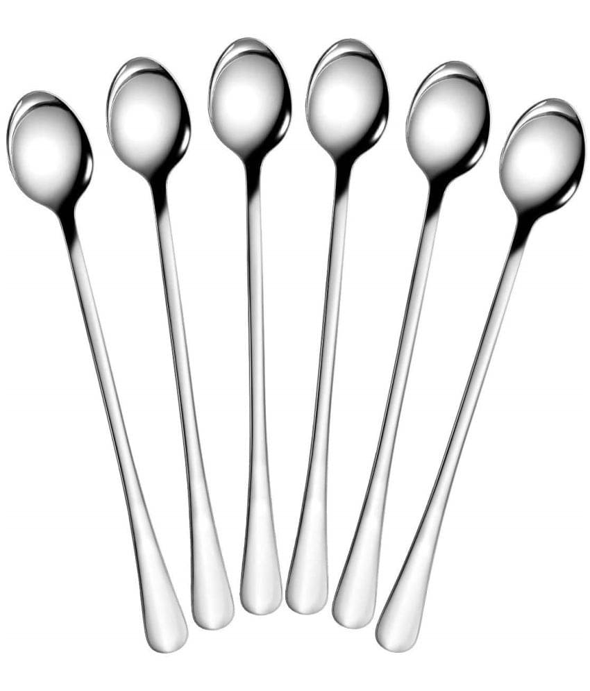     			Dynore - Silver Stainless Steel Soda Spoon ( Pack of 6 )
