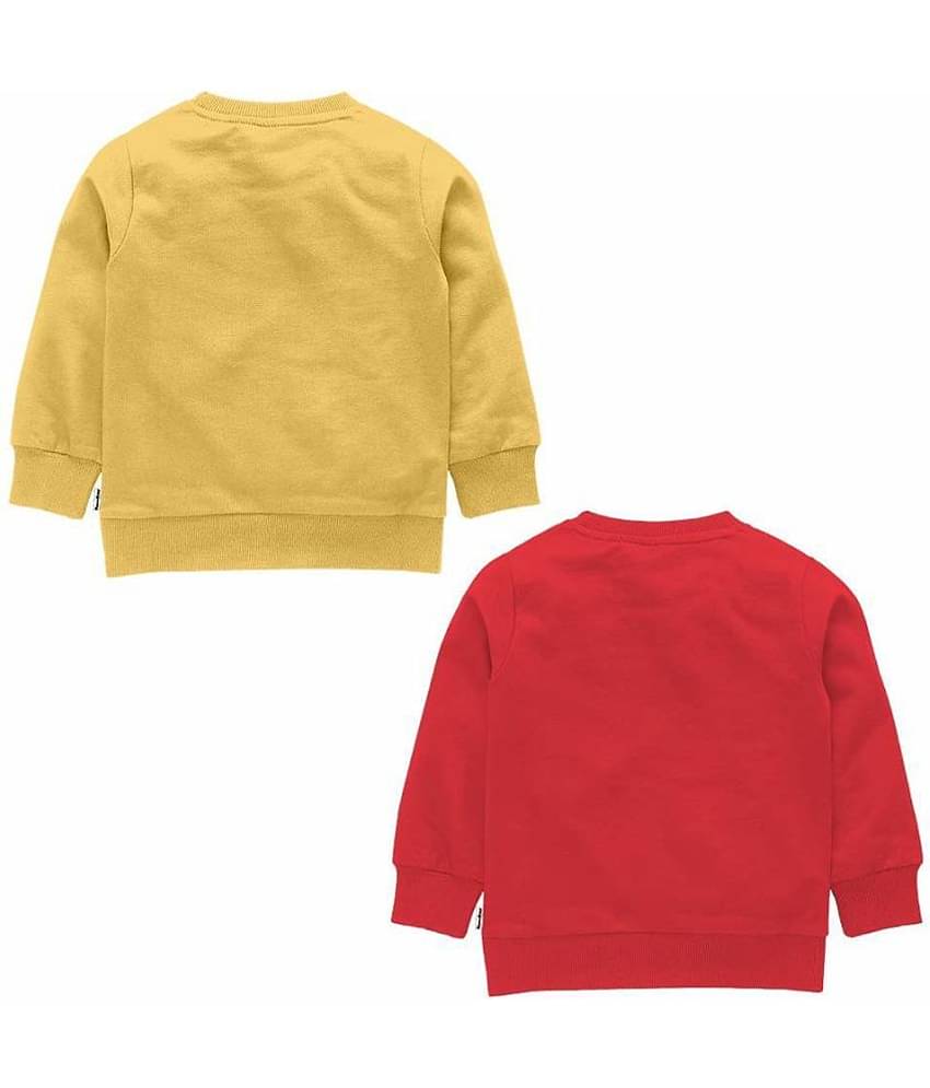 NammaBaby Pack of 2 Girls Cotton Blend Sweatshirt ( Multi Color )