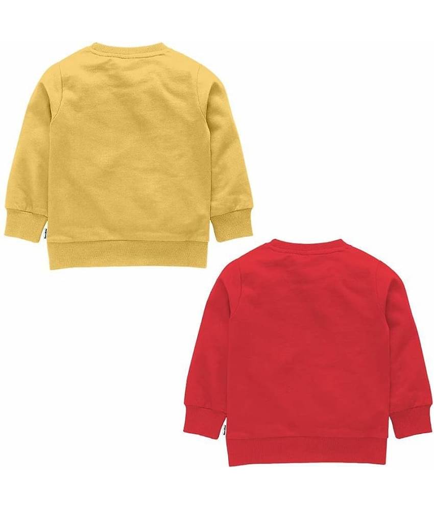 NammaBaby Pack of 2 Girls Cotton Blend Sweatshirt ( Multi Color )