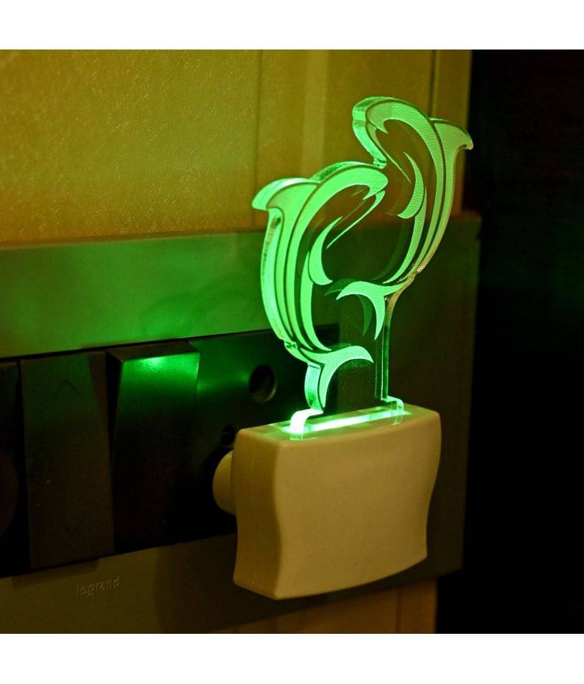 AFAST 3D Color Changing Plug & Play Valentine Gifting Night Lamp White - Pack of 1 AFAST 3D Color Changing Plug & Play Valentine Gifting Night Lamp White - Pack of 1