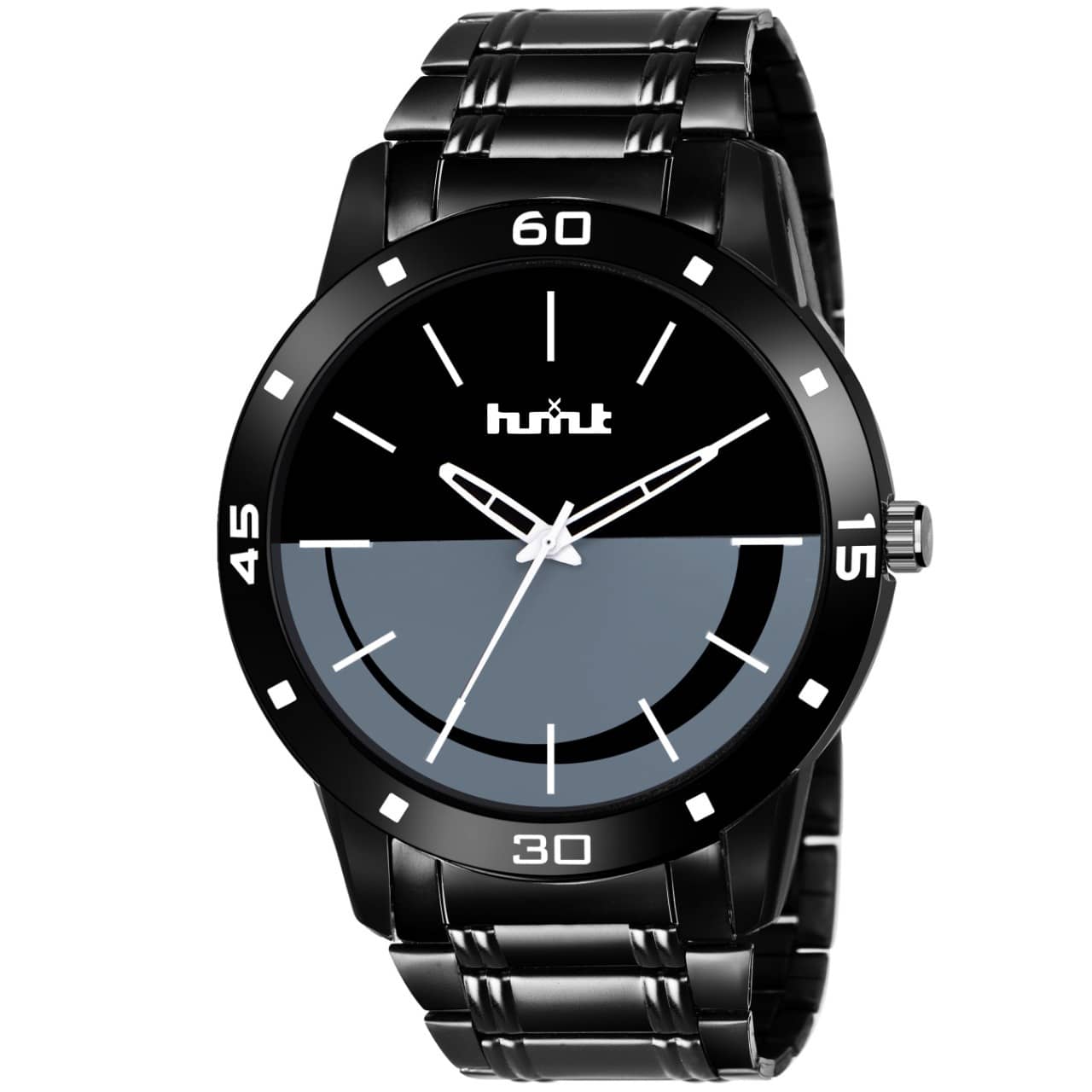 HMXT -  Black Stainless Steel Analog Men's Watch