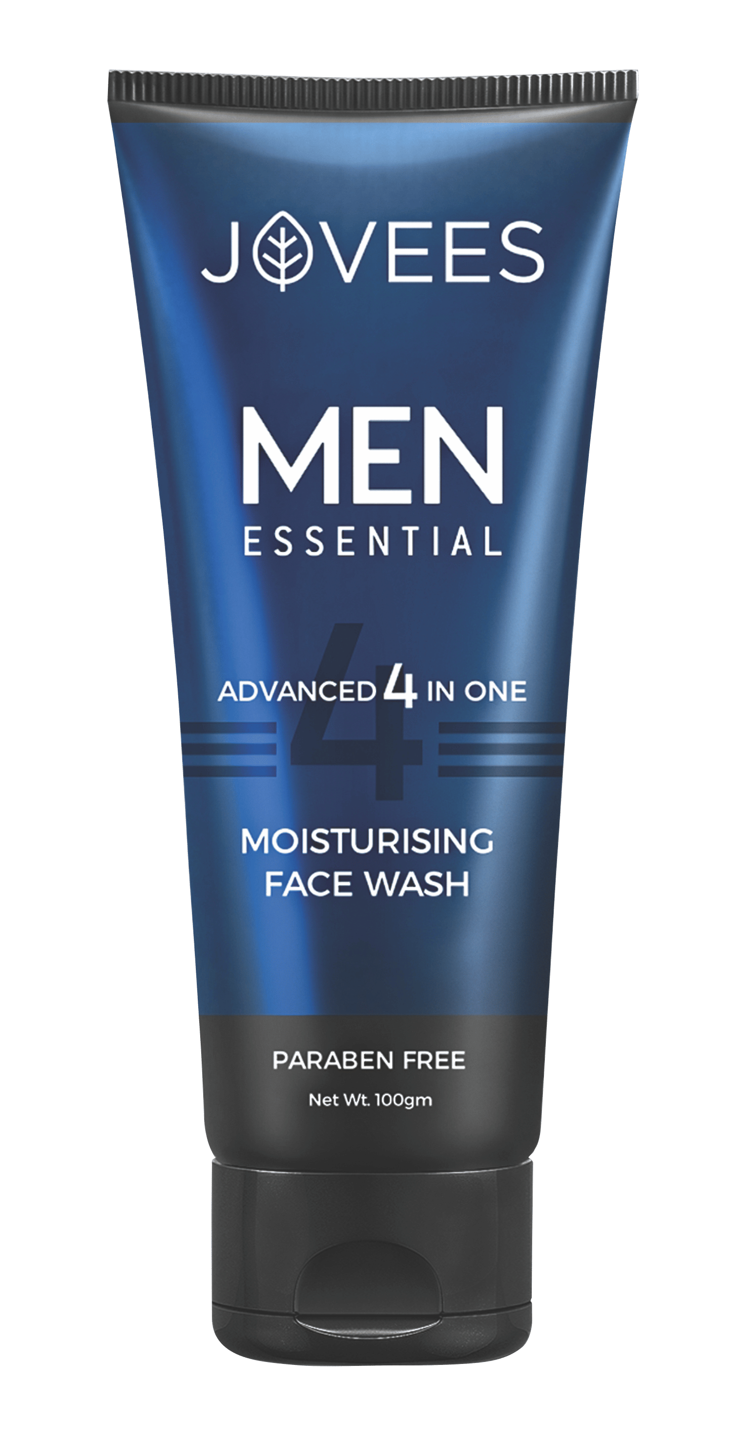 Jovees Herbal Men's Essential Advanced 4 in 1 Moisturizing Face Wash 100g (Pack of 1)