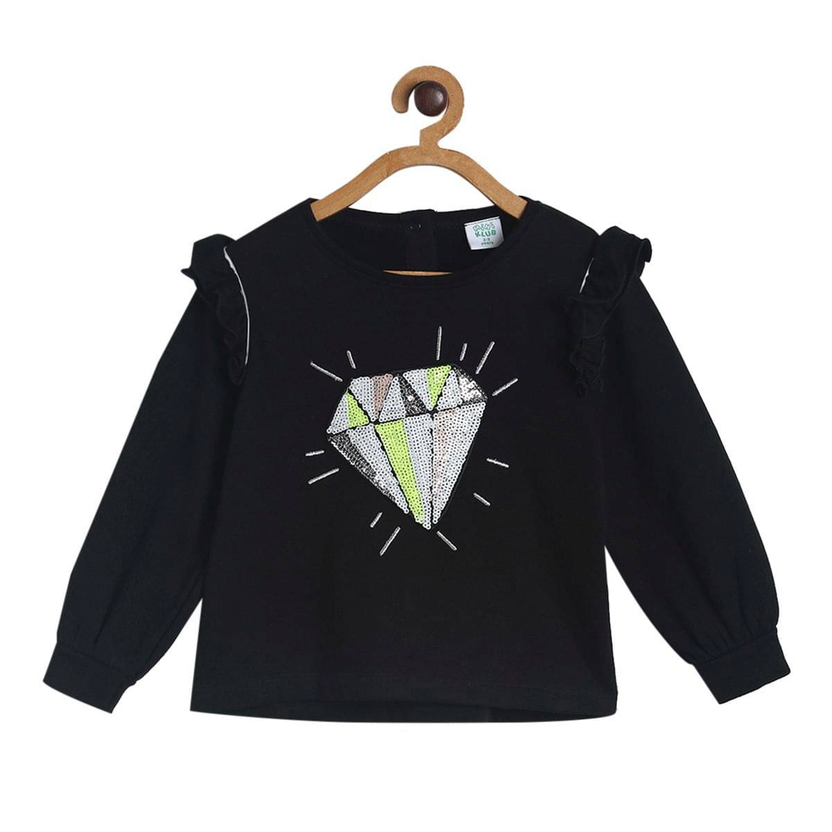     			MINI KLUB Baby Girls 100% Cotton ( Black )