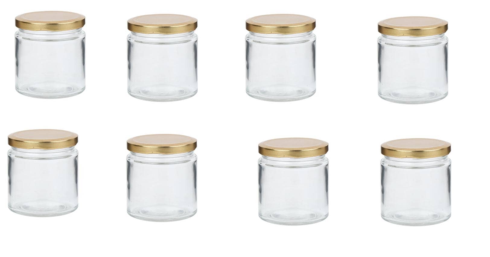 AFAST Airtight Storage  Glass Food Container Set of 8 50 mL
