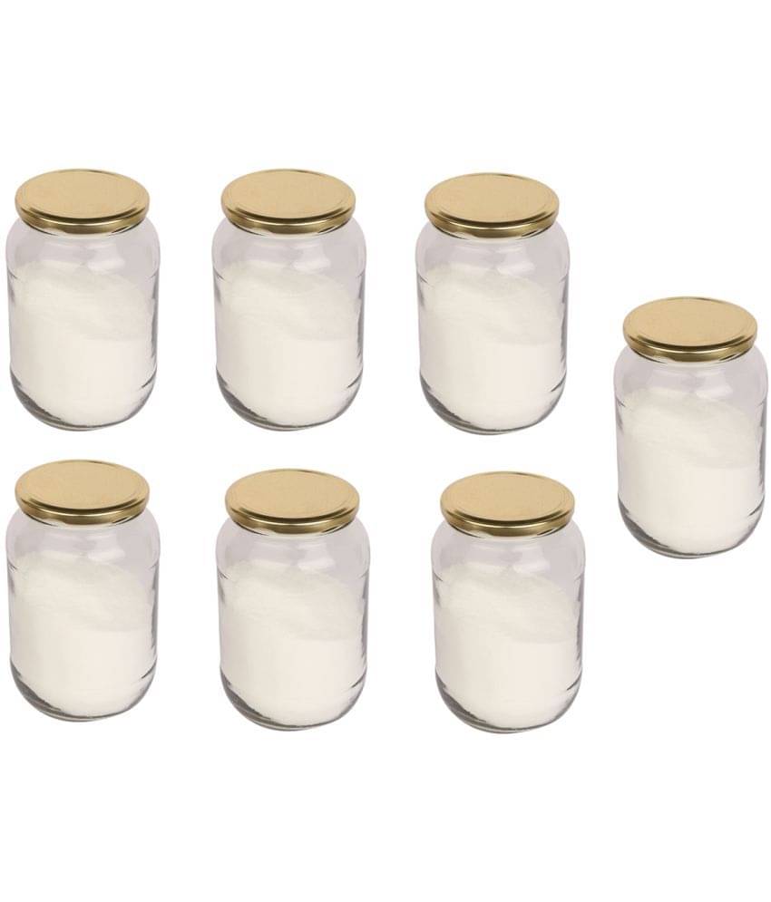     			AFAST Airtight Storage  Glass Food Container Set of 7 300 mL