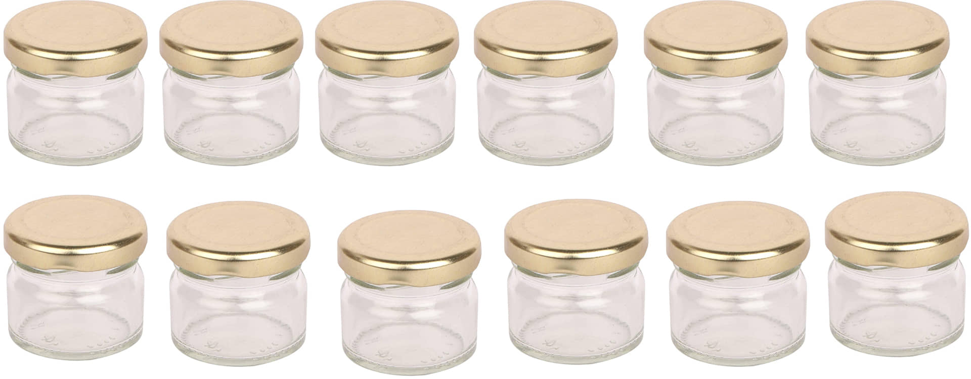 AFAST Airtight Storage  Glass Food Container Set of 12 40 mL