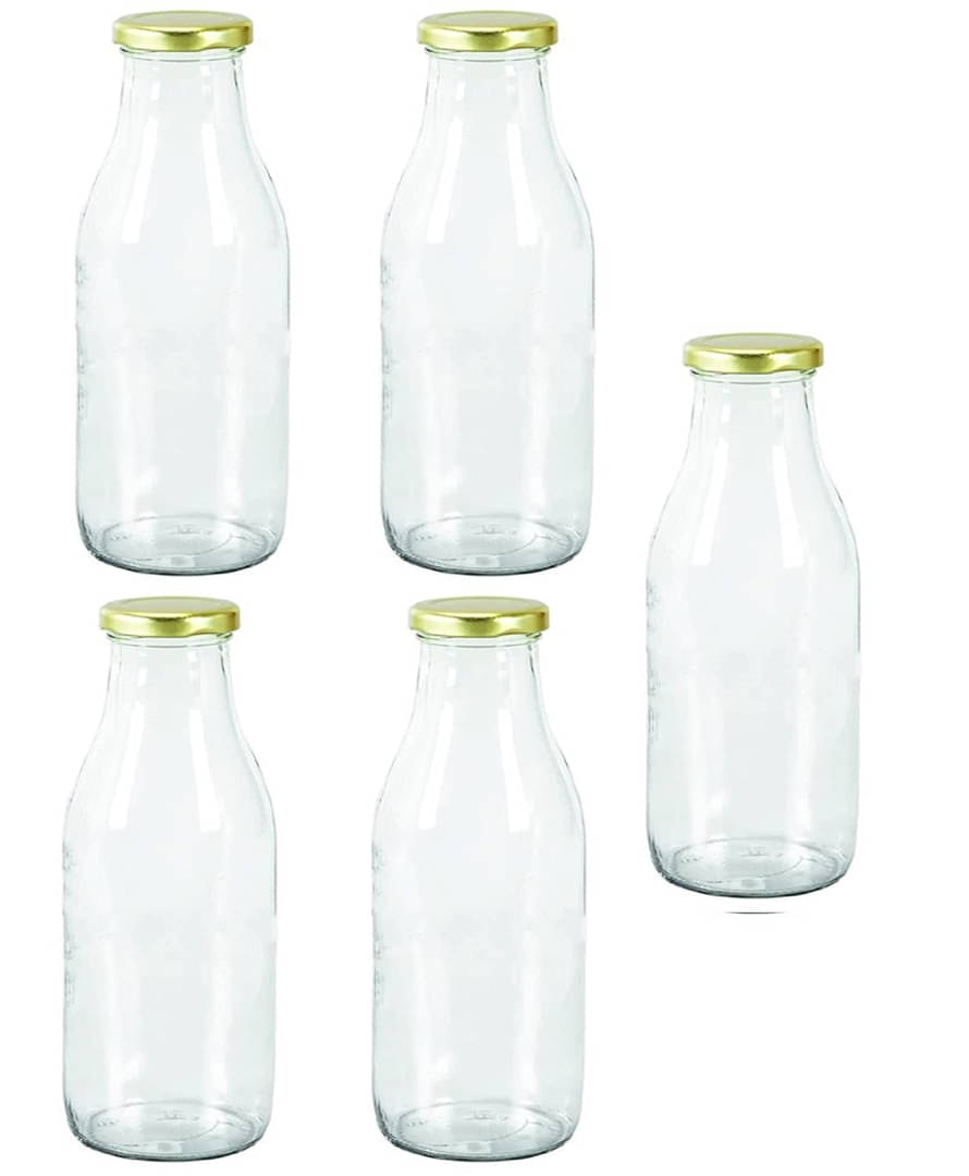     			AFAST Airtight Storage  Glass Food Container Set of 5 300 mL