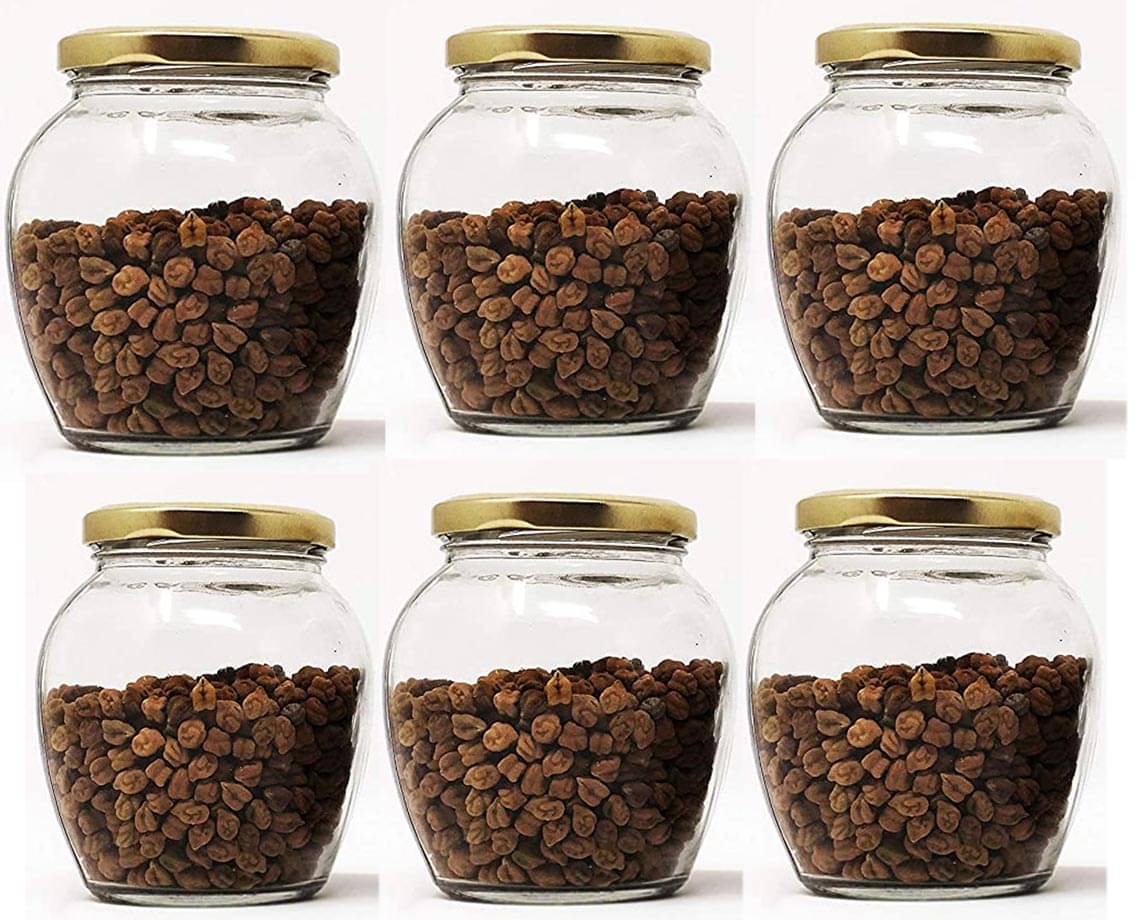     			AFAST Airtight Storage  Glass Food Container Set of 6 300 mL