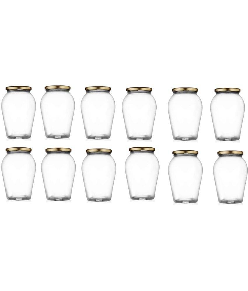     			AFAST Airtight Storage  Glass Food Container Set of 12 1000 mL