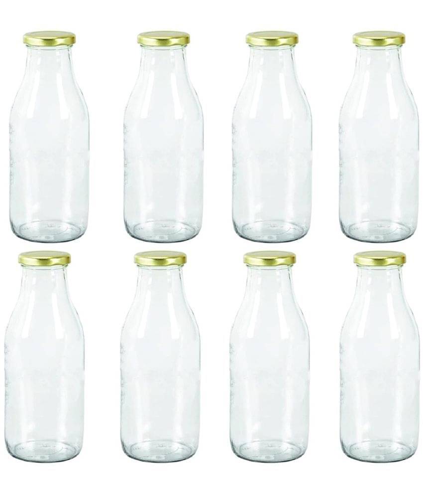     			AFAST Airtight Storage  Glass Food Container Set of 8 300 mL