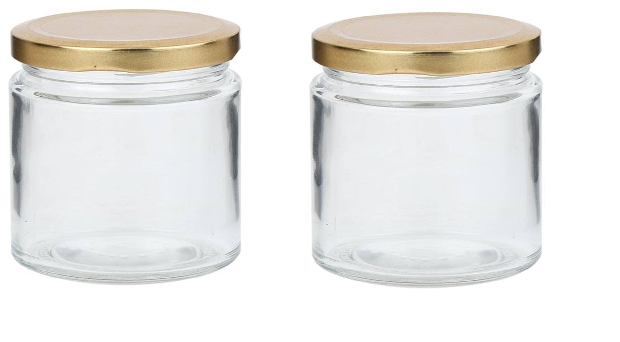     			AFAST Airtight Storage  Glass Food Container Set of 2 100 mL