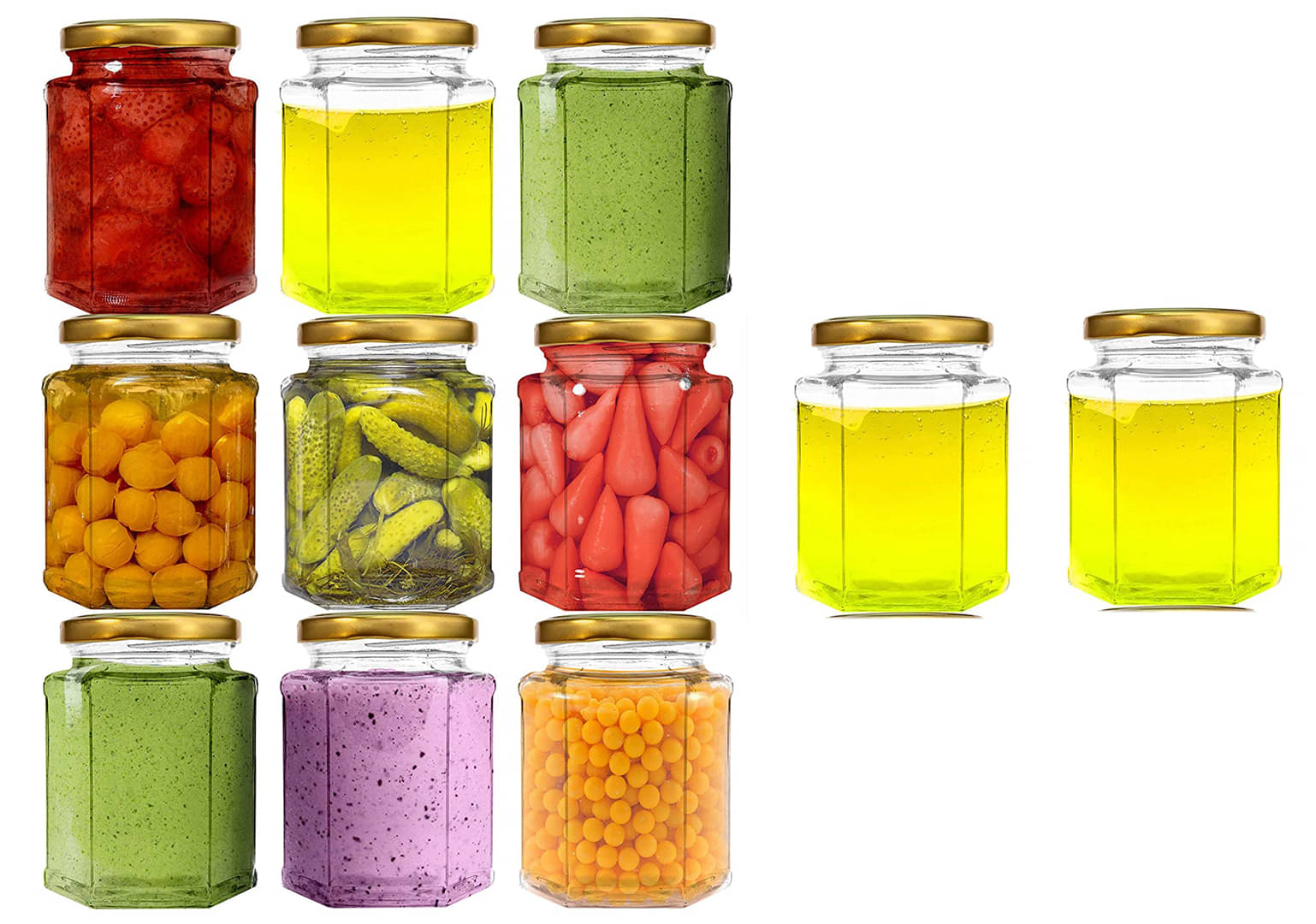     			AFAST Airtight Storage  Glass Food Container Set of 11 200 mL