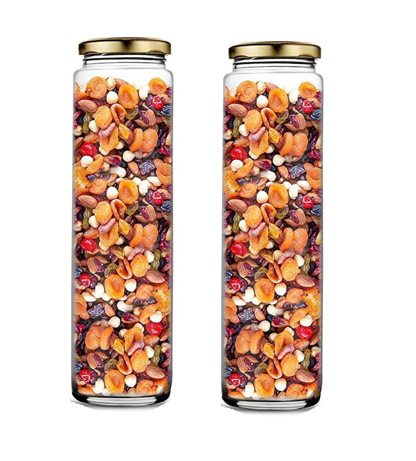 AFAST Airtight Storage  Glass Food Container Set of 2 500 mL
