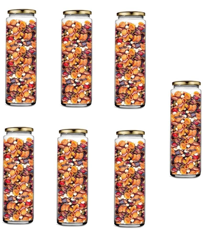     			AFAST Airtight Storage  Glass Food Container Set of 7 400 mL