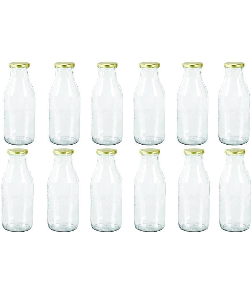     			AFAST Airtight Storage  Glass Food Container Set of 12 500 mL