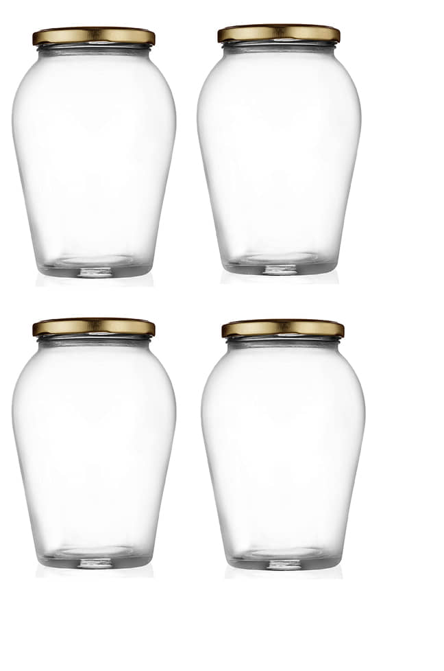 AFAST Airtight Storage  Glass Food Container Set of 4 300 mL