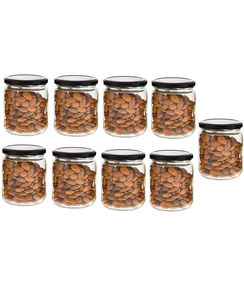     			AFAST Airtight Storage  Glass Food Container Set of 9 500 mL