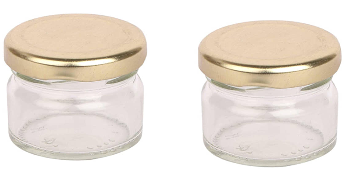 AFAST Airtight Storage  Glass Food Container Set of 2 40 mL