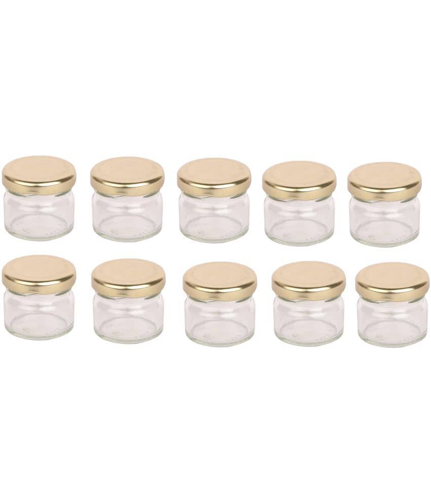 AFAST Airtight Storage  Glass Food Container Set of 10 40 mL