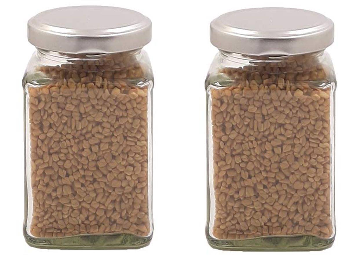     			AFAST Airtight Storage  Glass Food Container Set of 2 250 mL